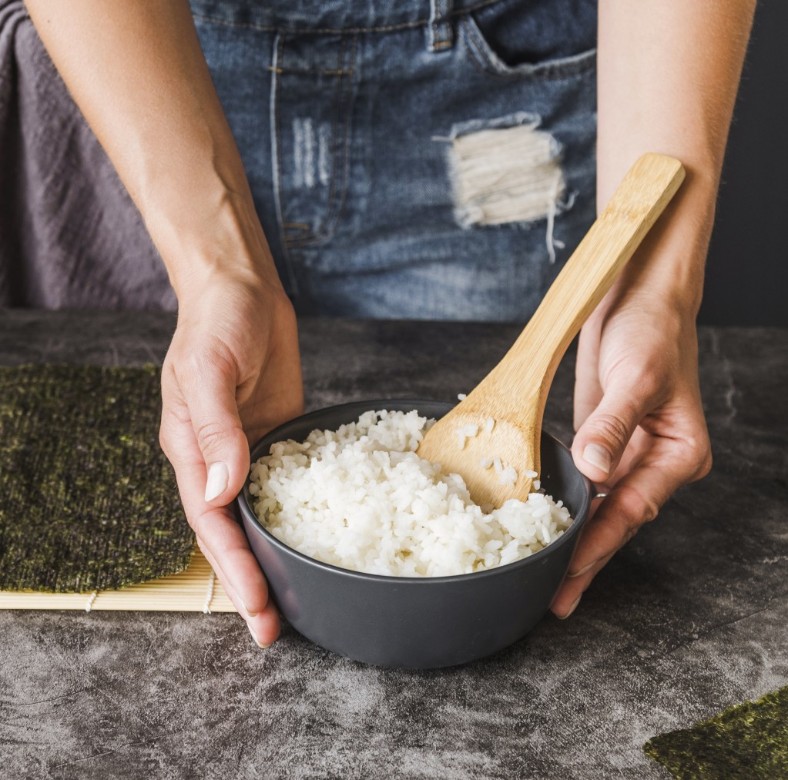 La préparation du riz à sushi
